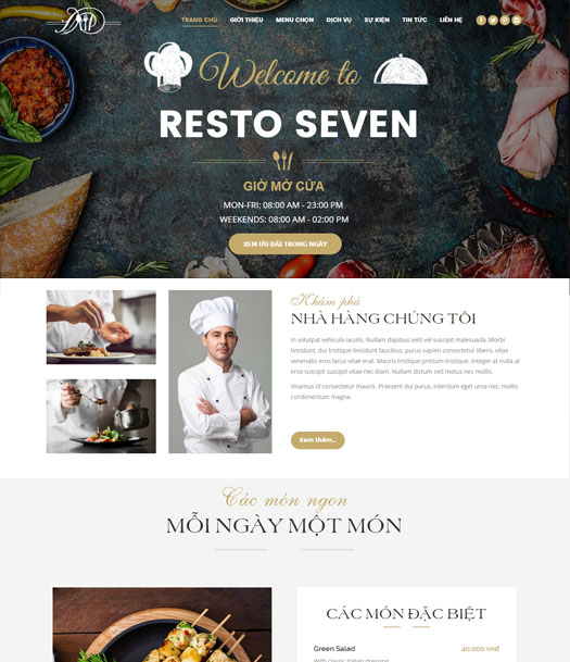 Thiết kế web Beauty Spa